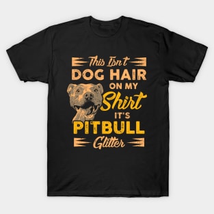 Pitbull T-Shirt I pit dog glitter pet T-Shirt